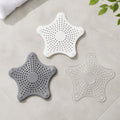 Drain Hair Catcher Silicone Star 3-Pack