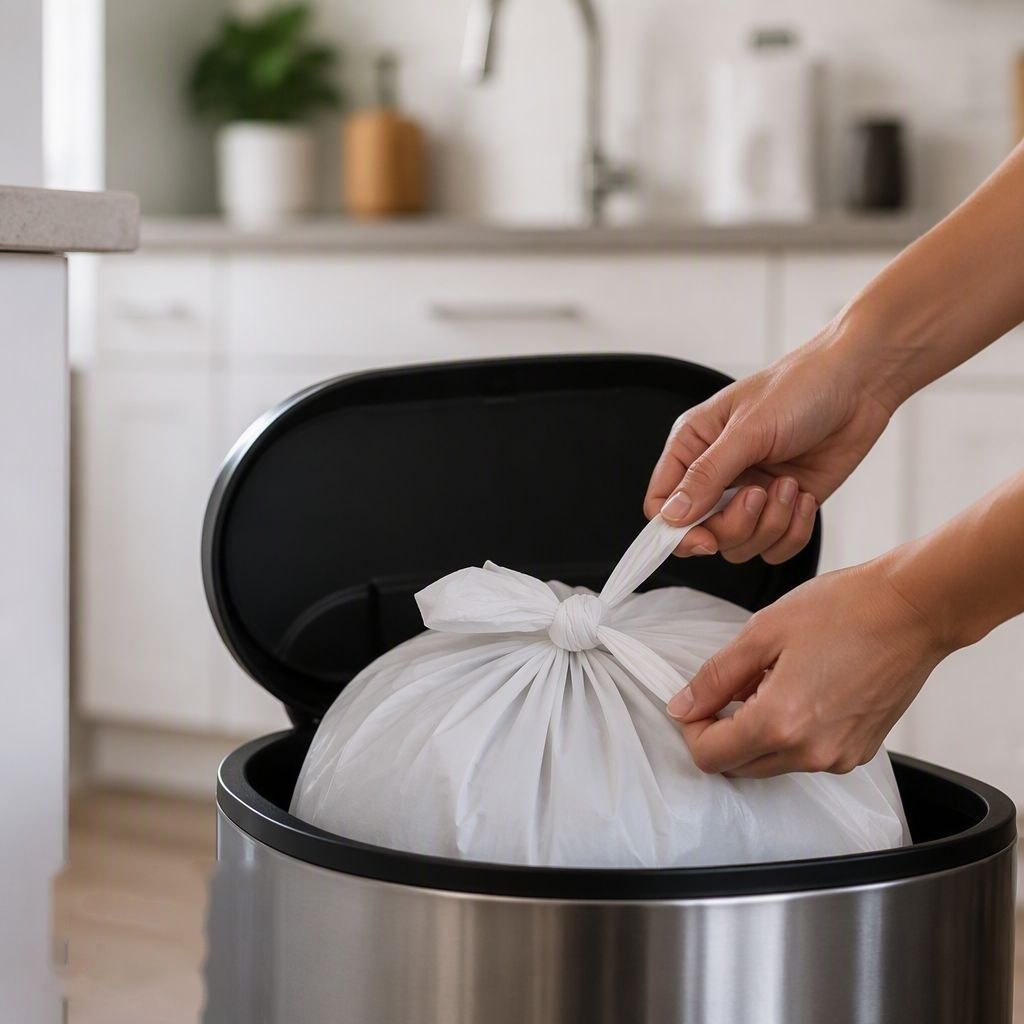 Heavy-Duty Kitchen Trash Bags 13 Gallon – 90 Count