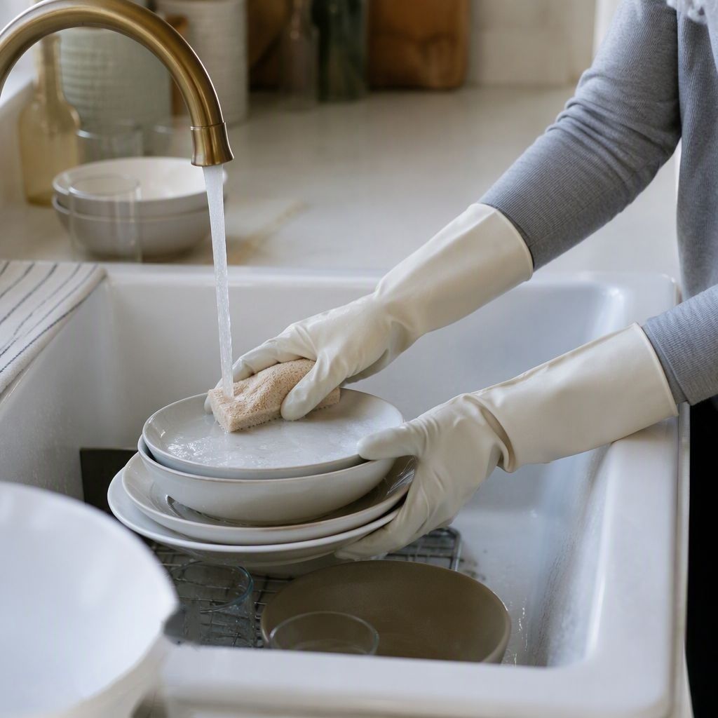 Reusable Cleaning Gloves Nitrile 2 Pairs