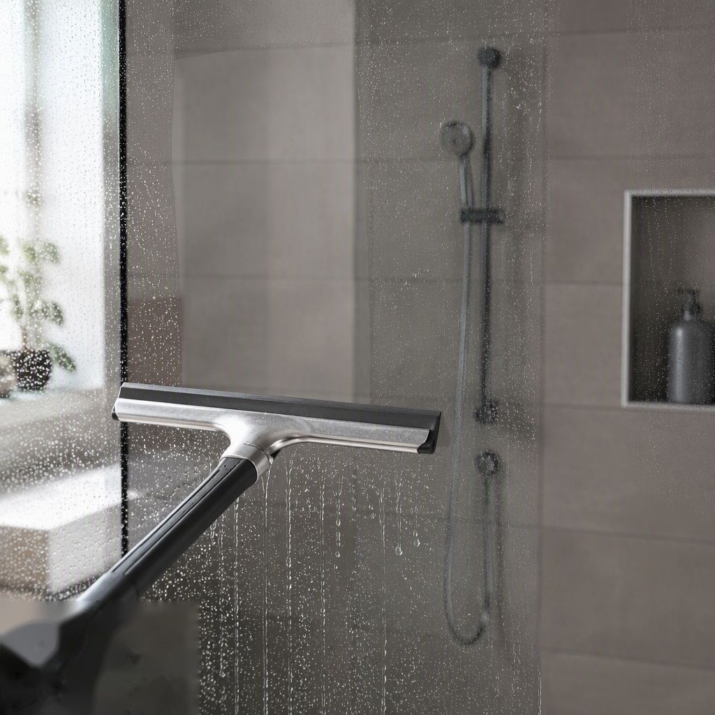 Shower Squeegee with Silicone Blade 10 Inch