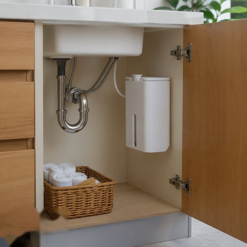 Trash Bag Dispenser Box with Handle